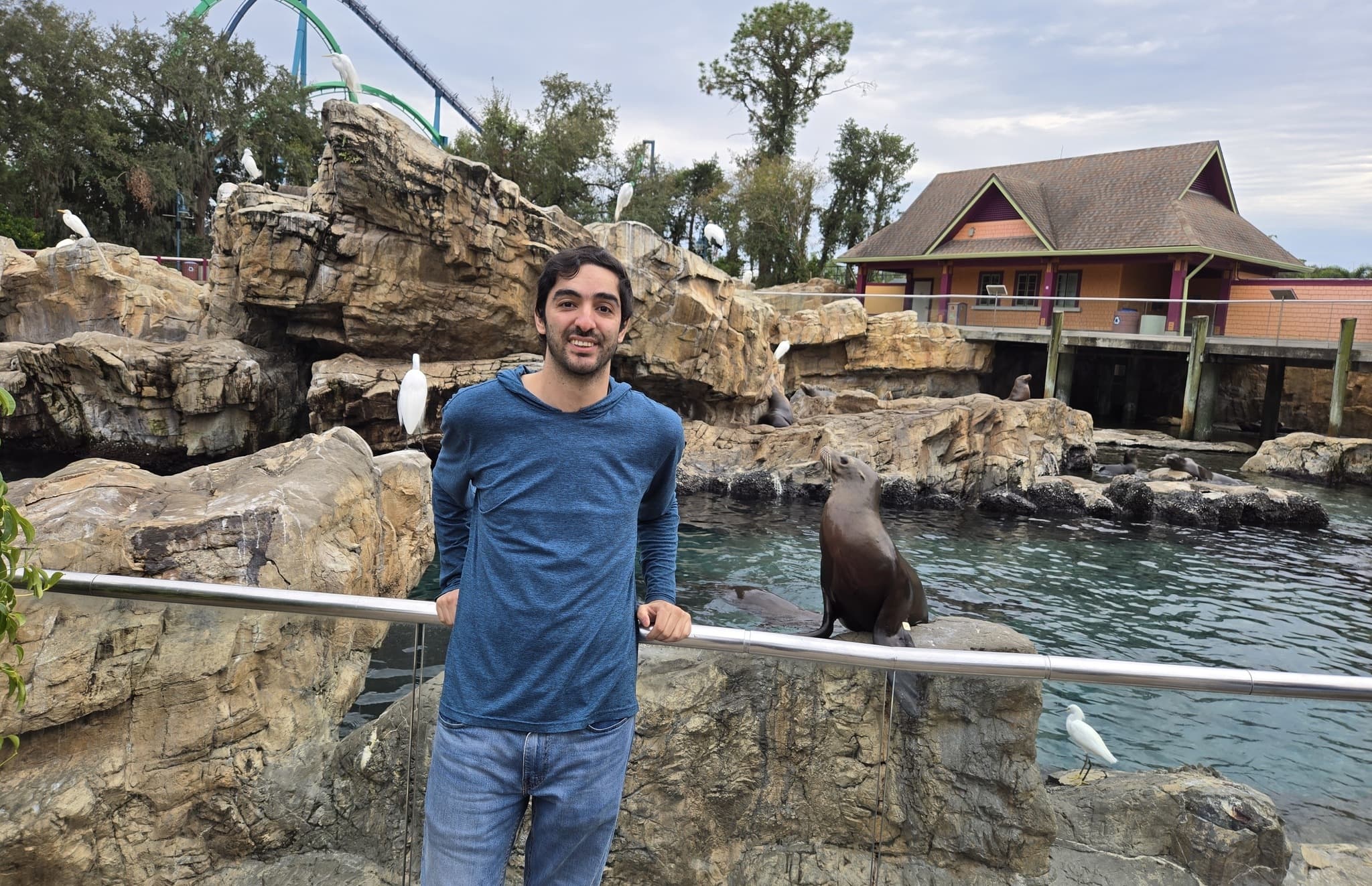 Visual representation for tip: Majdi’s with full confidence while bragging about how much student loves him in the classroom because of his engaging style: "I’ve gotten animals to pose for photos with me, you really think engaging students is gonna be a challenge?"