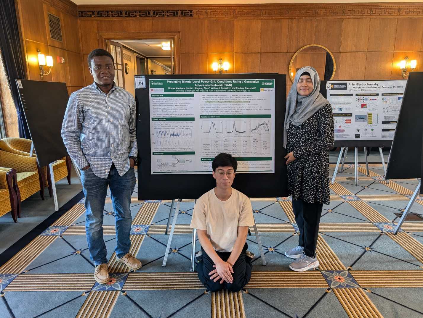 Visual representation for tip: Leo and Nabila’s reactions when Majdi starts complaining about his administrative loads, us not meeting deadlines, being behind on research, and so on. Meanwhile Kamal listens carefully as he plans to become a faculty!